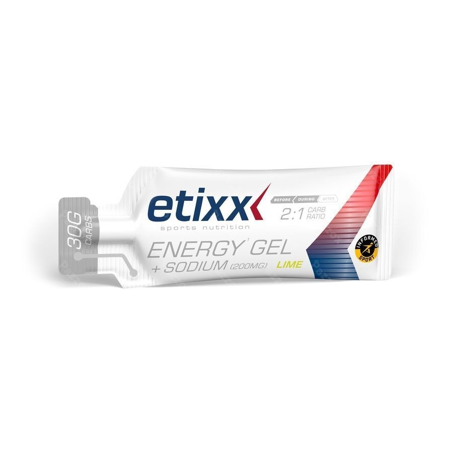 Etixx Energy Gel + Sodium Lime 12x40ml