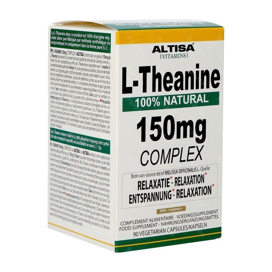 Altisa l-theanine 150mg Complex Pot V-caps 90
