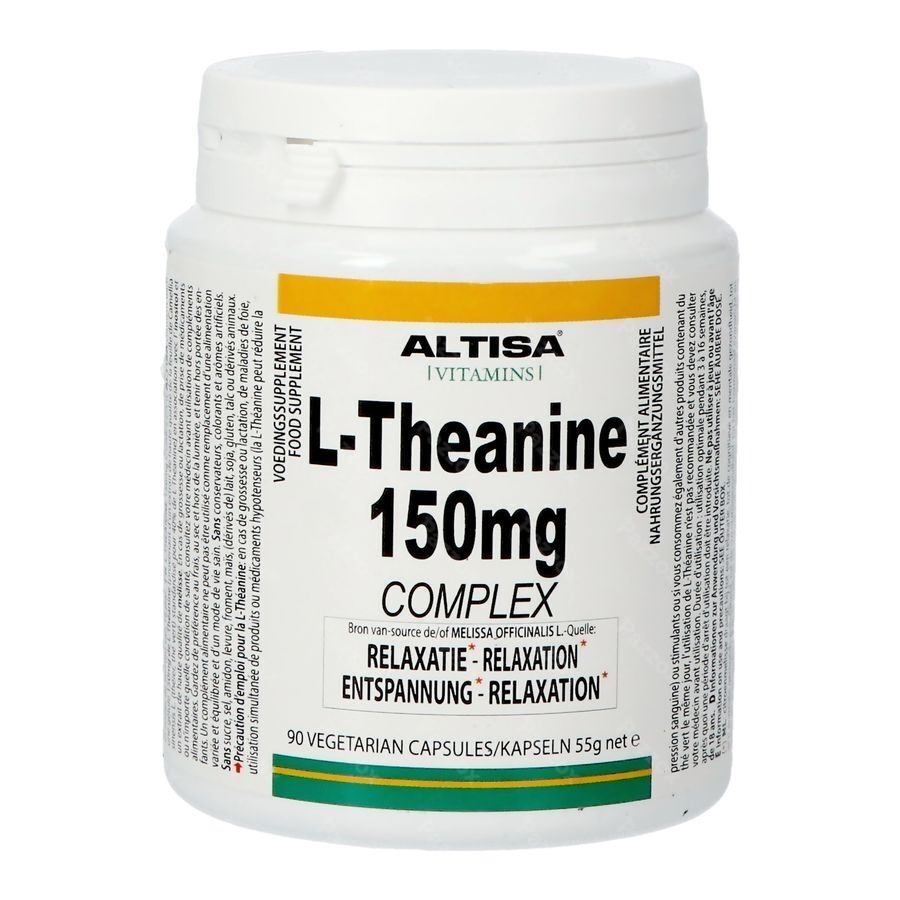 Altisa l-theanine 150mg Complex Pot V-caps 90