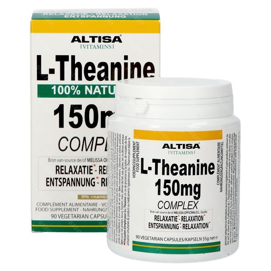Altisa l-theanine 150mg Complex Pot V-caps 90