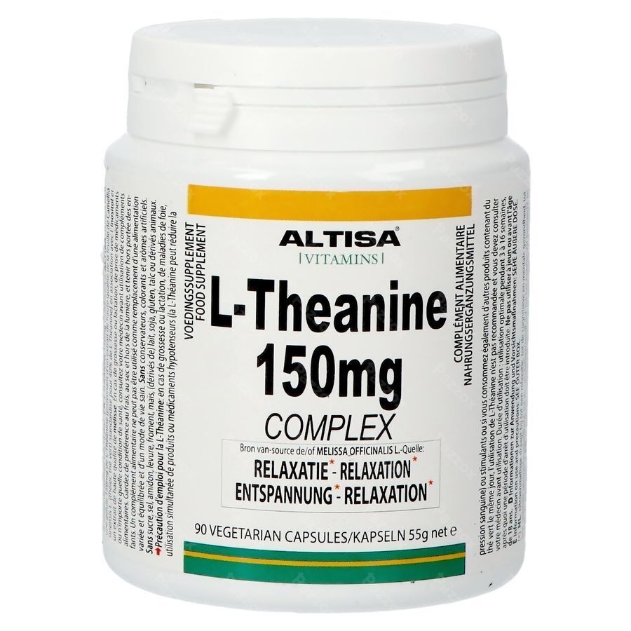 Altisa l-theanine 150mg Complex Pot V-caps 90