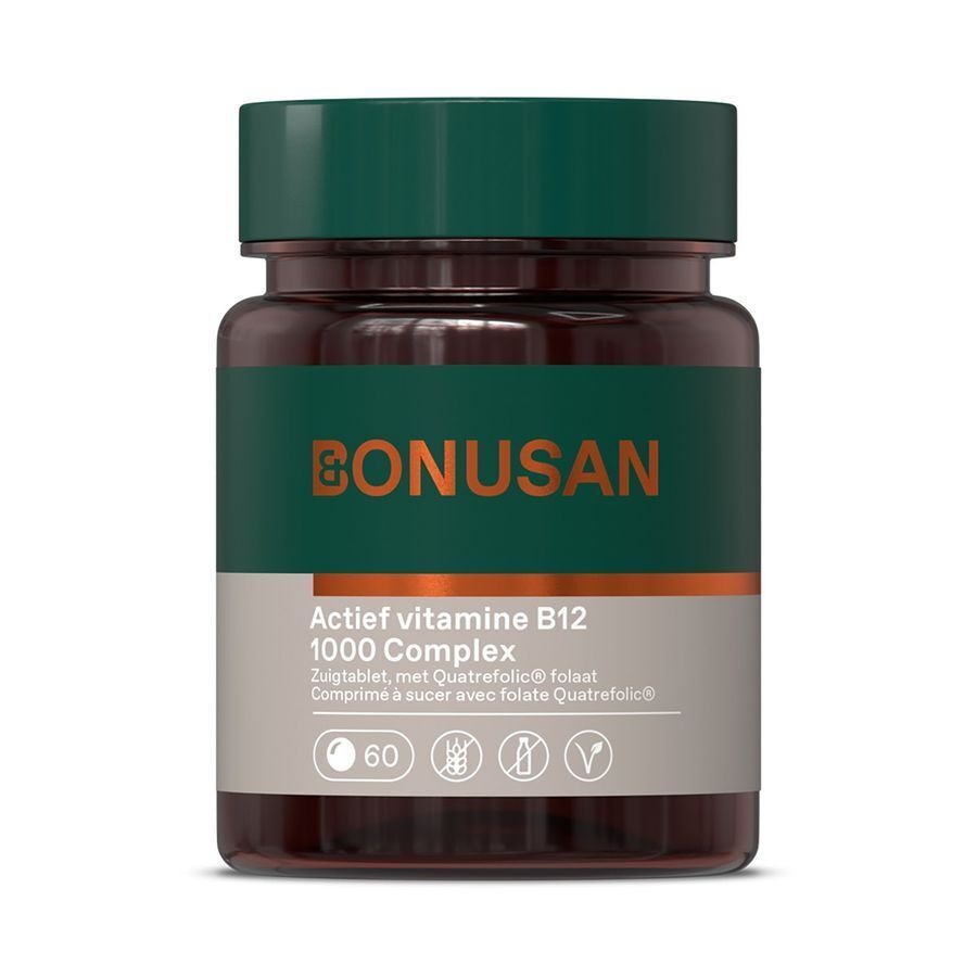 Bonusan Actief Vitamine B12 1000 Complex 60 Capsules