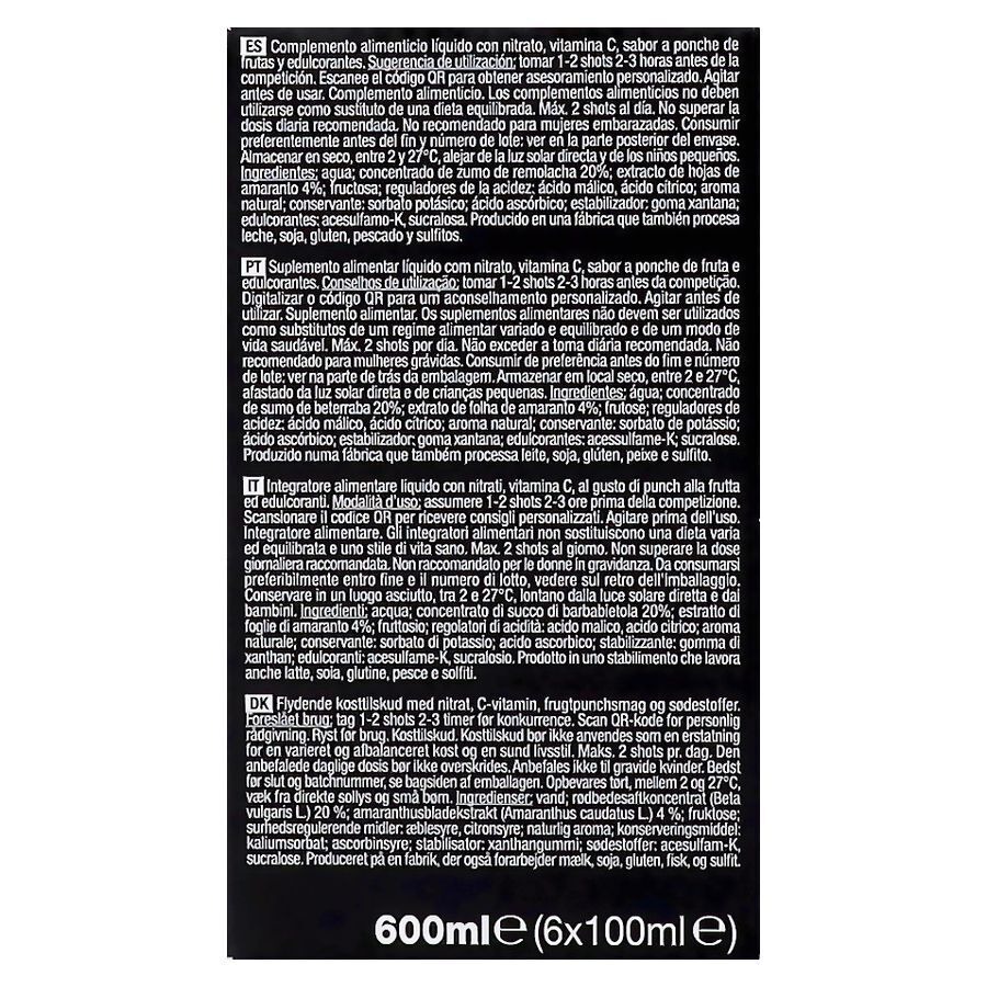 6d Nitrate Shot Fruit Punch 6x100ml