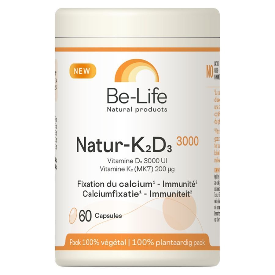 Be-Life Natur K2 D3 3000 60 Capsules
