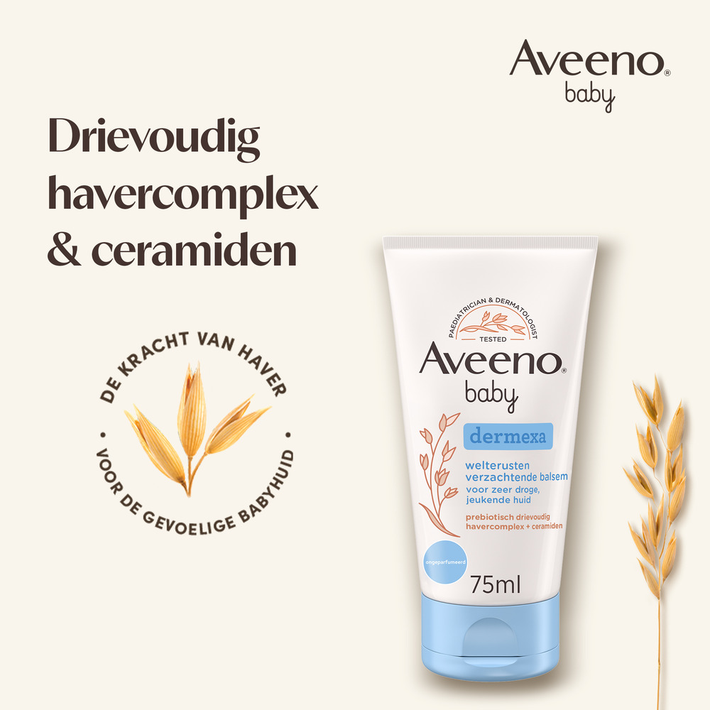 Aveeno Baby Dermexa Welterusten Verzachtende Balsem 75ml