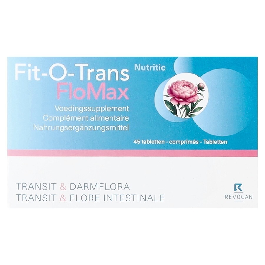 Revogan Fit-O-Trans FloMax Nutritic Transit & Darmflora 45 Tabletten