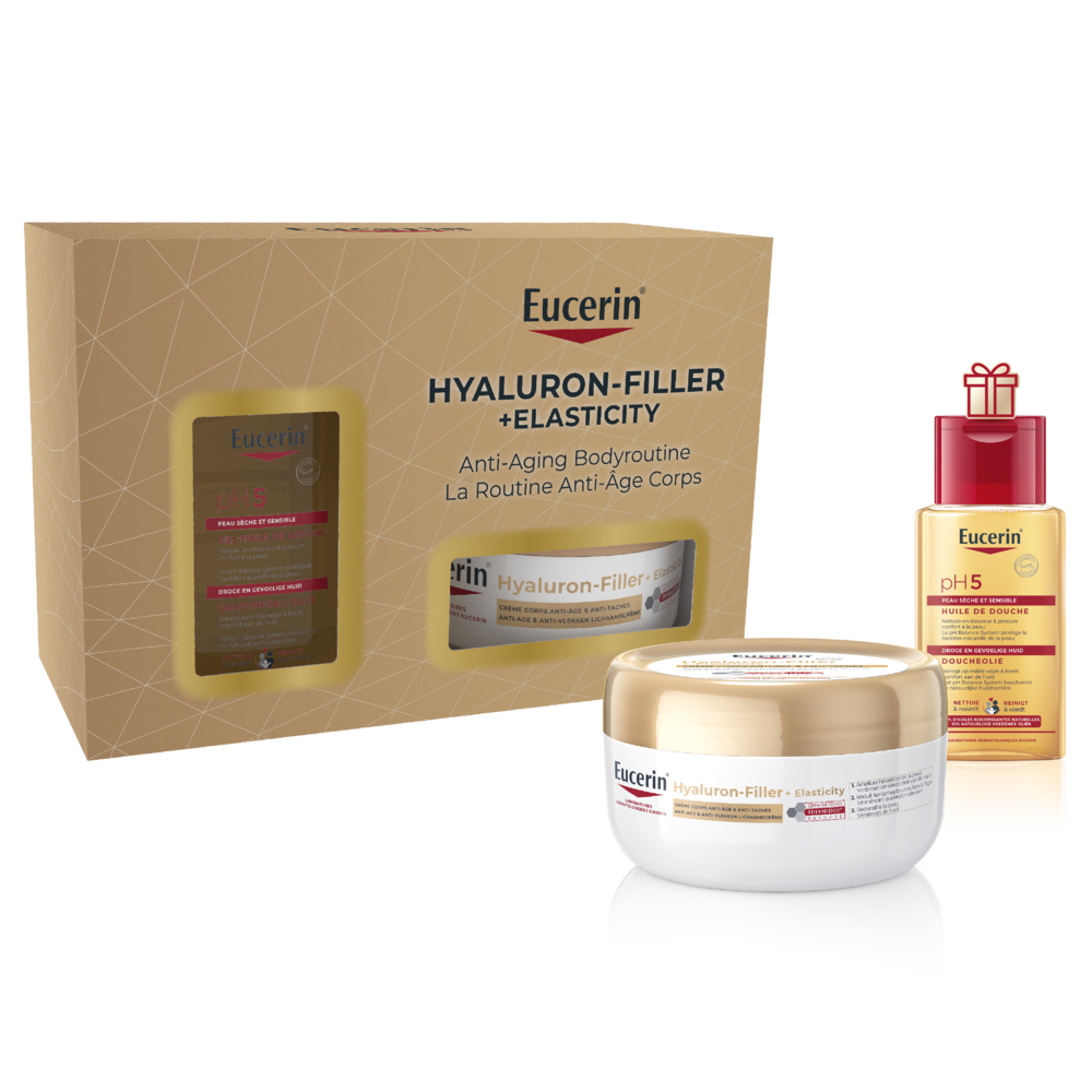 Eucerin Coffret Cadeau Hyaluron-Filler + Elasticity Body Crème Corps