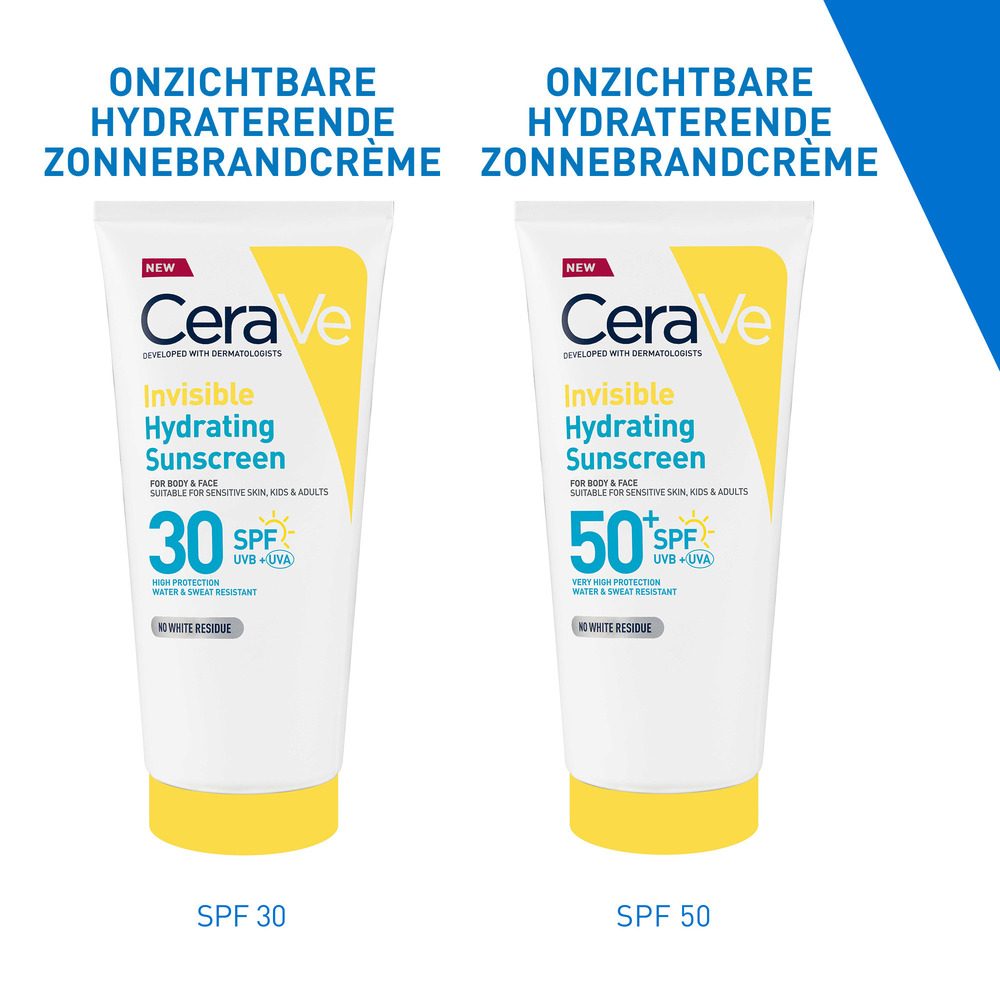 CeraVe Sun Hydraterende Onzichtbare Zonne Fluide SPF30 177 ml