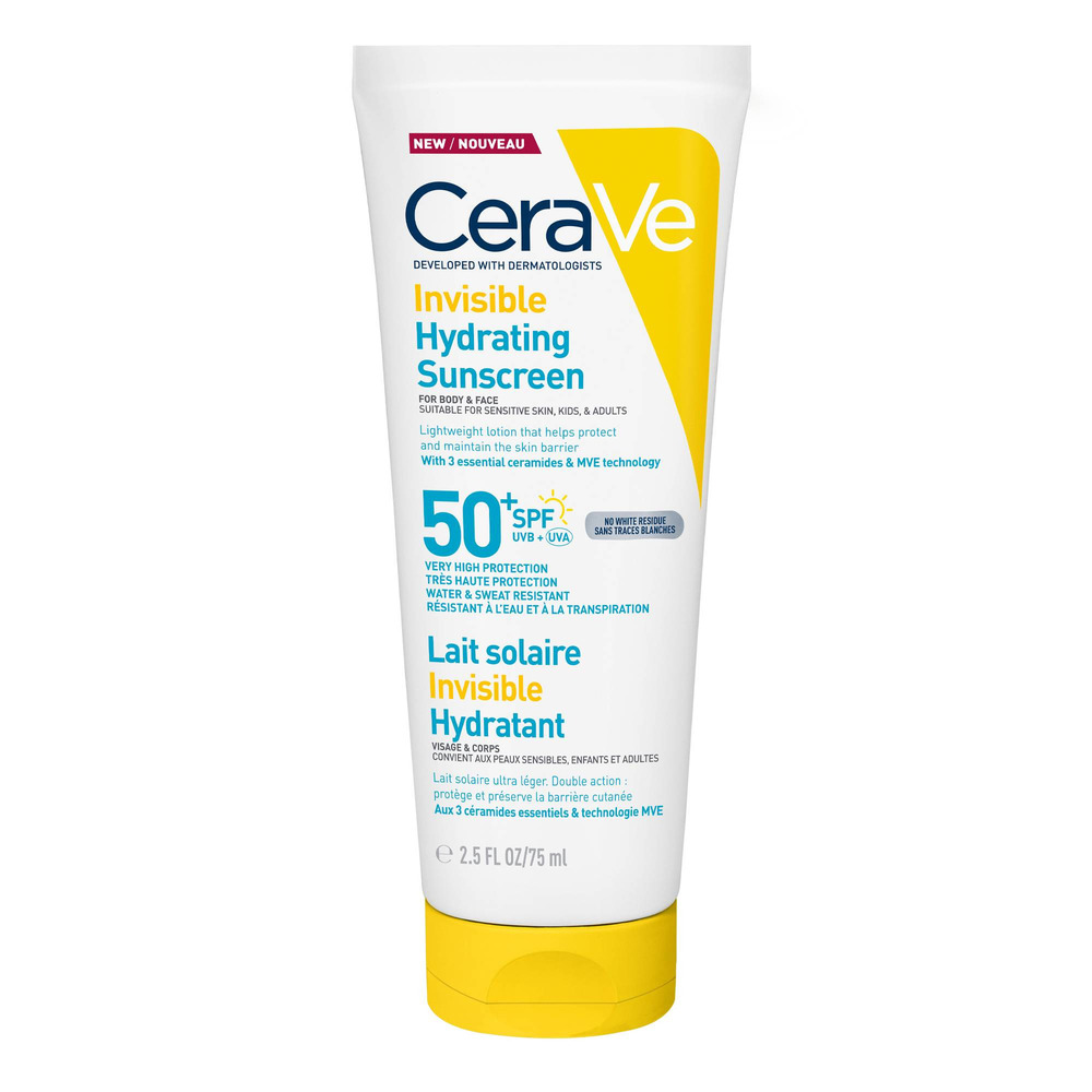 CeraVe Sun Crème Solaire Hydratante Invisible SPF50 75 ml