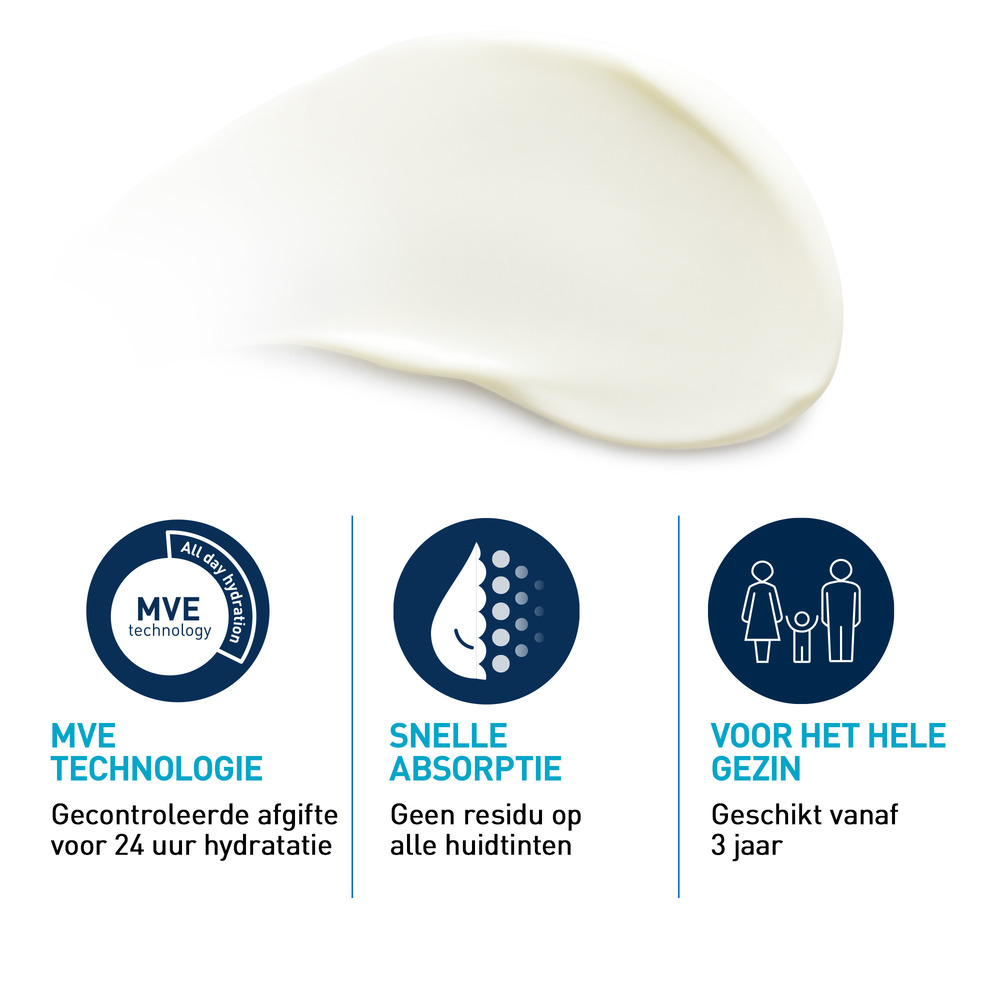 CeraVe Sun Hydraterende Onzichtbare Zonnecrème SPF50 75 ml