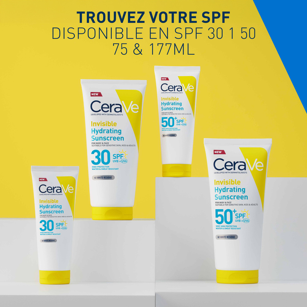 CeraVe Sun Crème Solaire Hydratante Invisible SPF50 75 ml