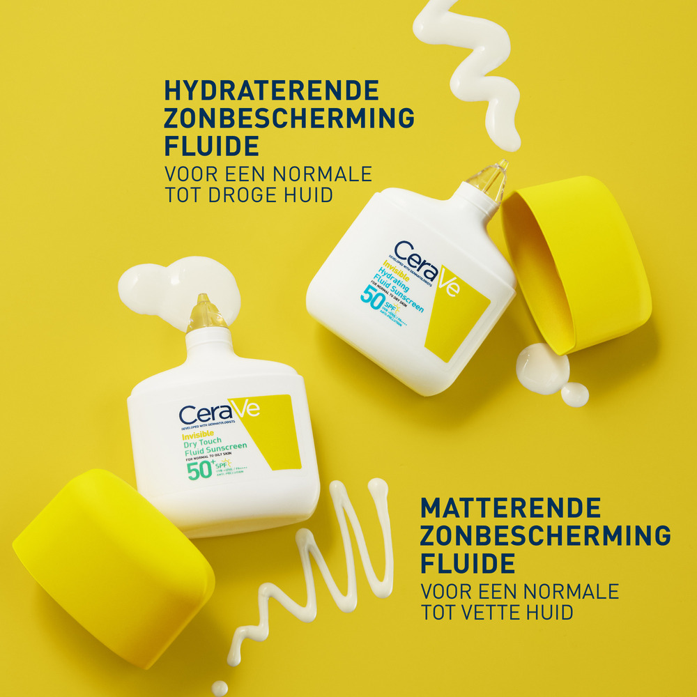 CeraVe Sun Hydraterende Onzichtbare Zonne Fluide SPF50 50 ml
