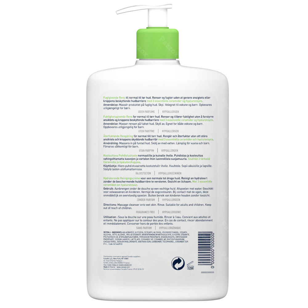 Cerave Duo Hydraterende Cleanser 2 x 473ml