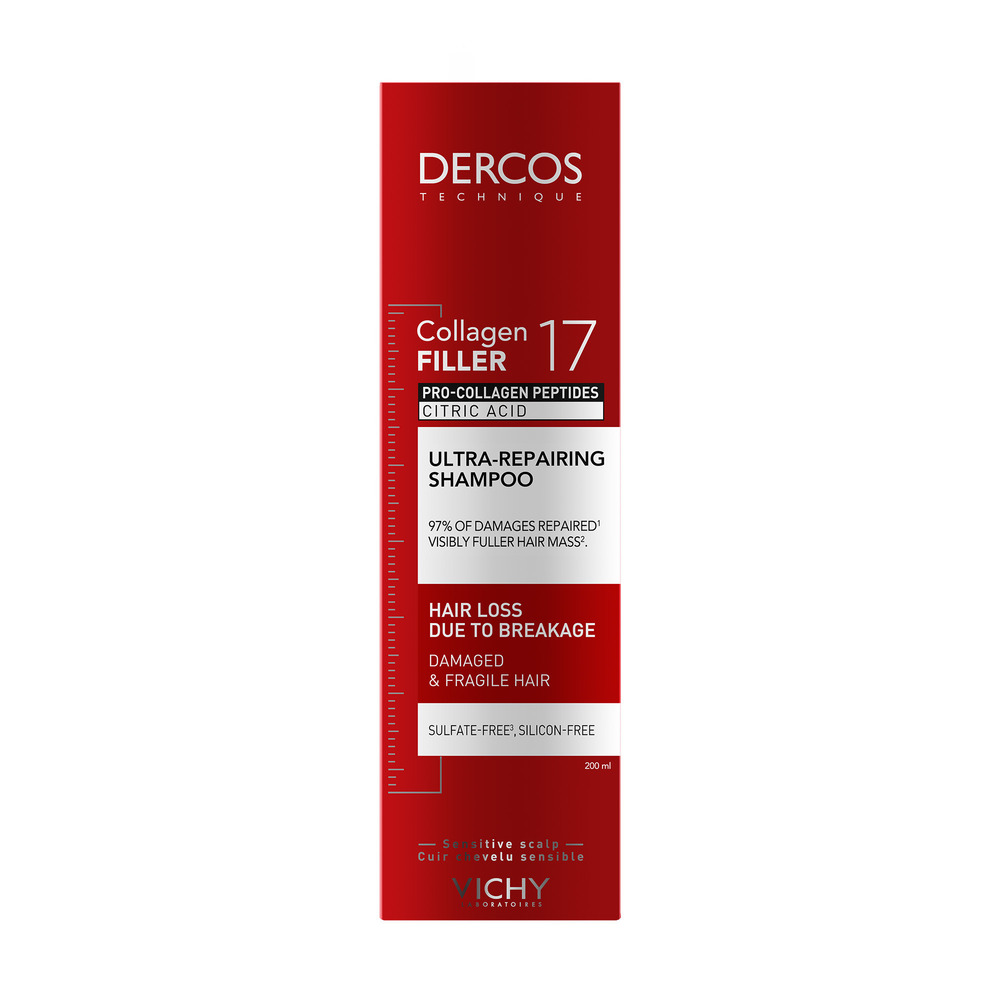 Vichy Dercos Shampooing Collagen 17 Filler 200ml
