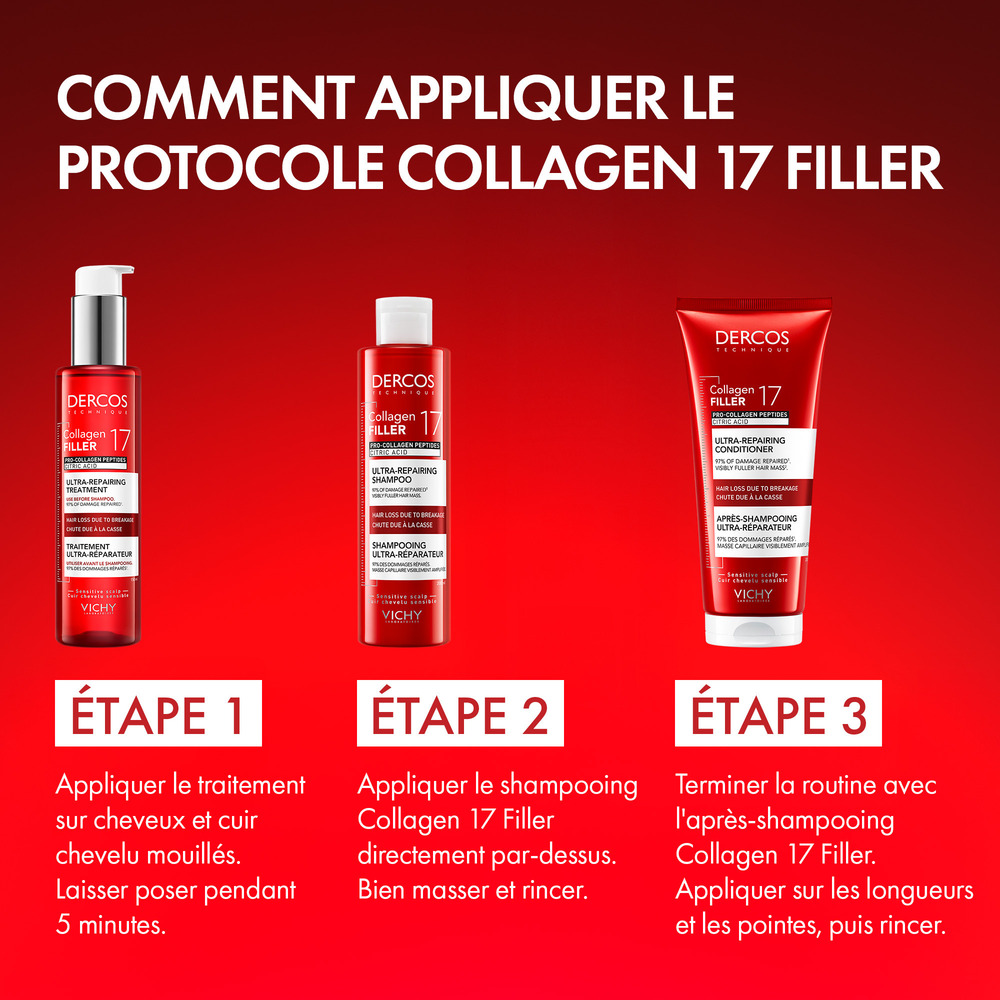 Vichy Dercos Shampooing Collagen 17 Filler 200ml