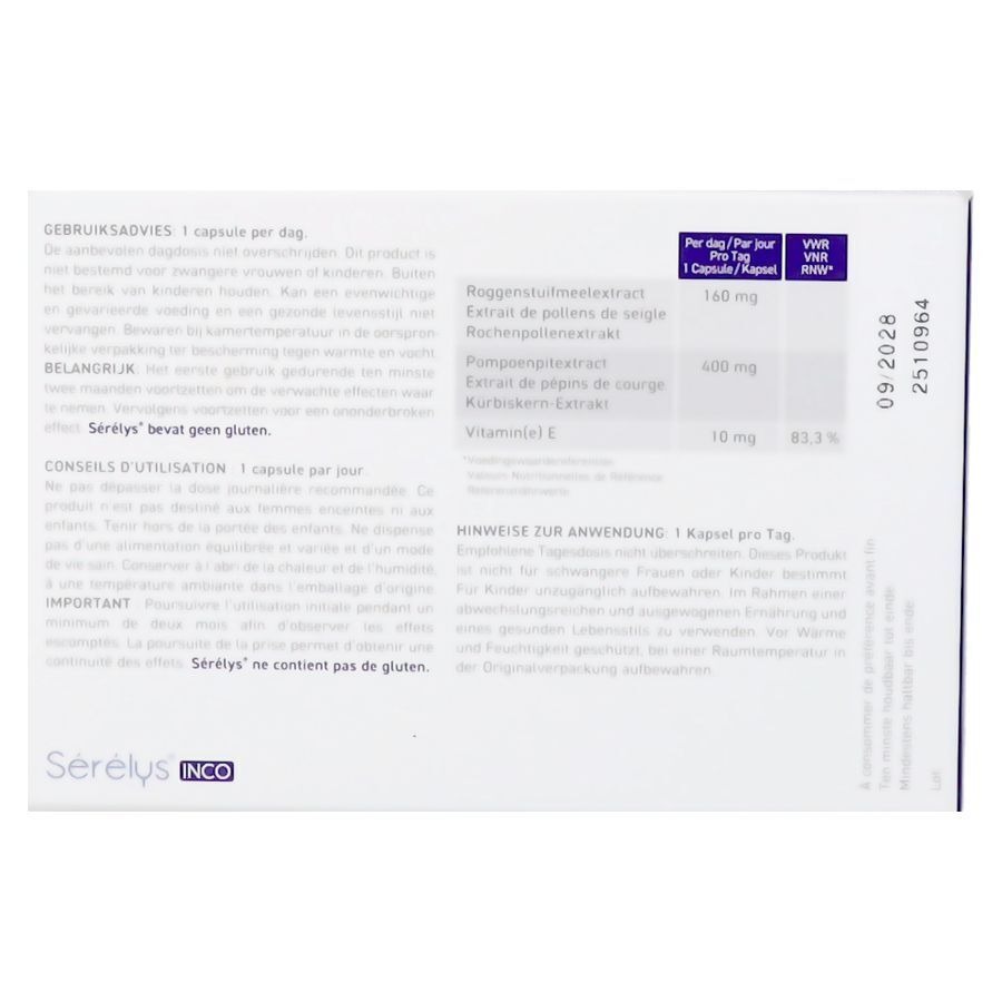 Sérélys Inco 30 Capsules