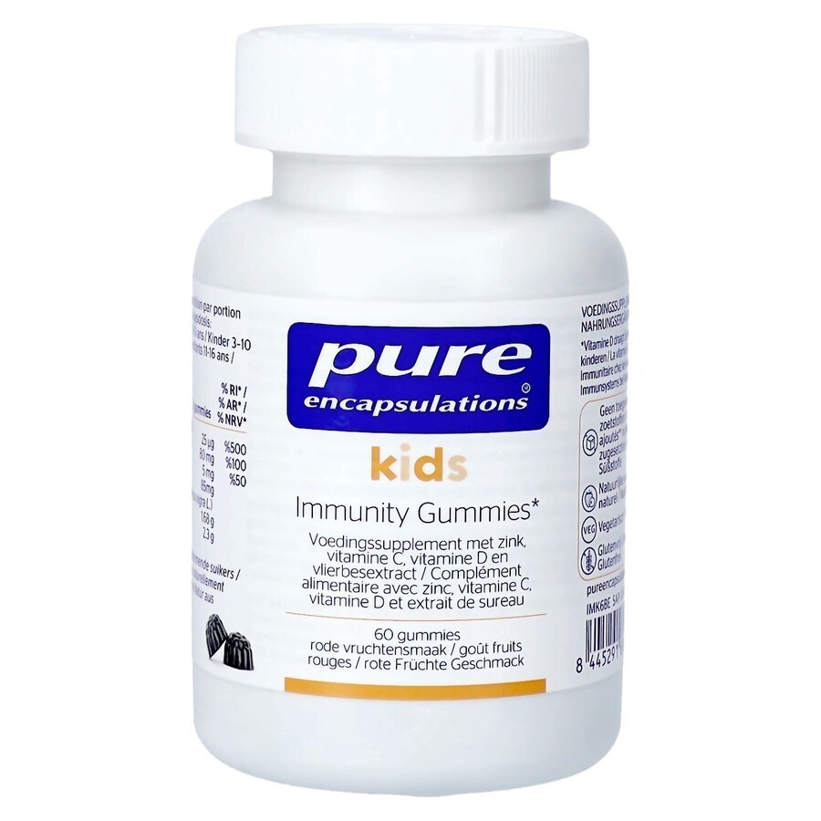 Pure Encapsulations Kids Immunity Gummies 60