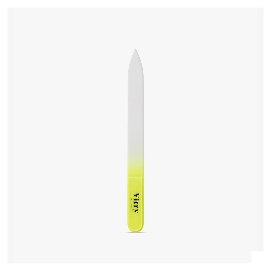 Vitry Glasvijl Heft In Fluo Geel