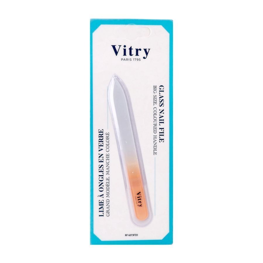 Vitry Glasvijl Heft In Fluo Oranje