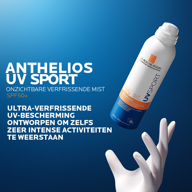 La Roche-Posay Anthelios UV Sport Zonnebrand Mist SPF50+ 200ml