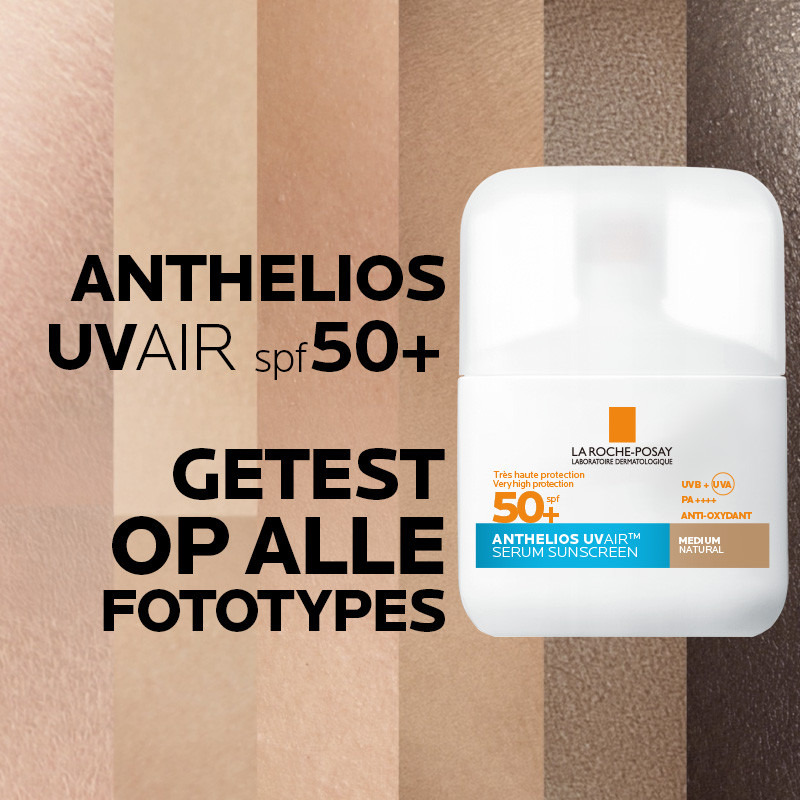 La Roche-Posay Anthelios UVAIR Zonnebrand Serum SPF50+ Medium 50ml