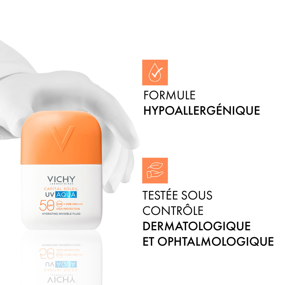 Vichy Capital Soleil Uv-Aqua Fluide Invisible SPF50+ 50 ml