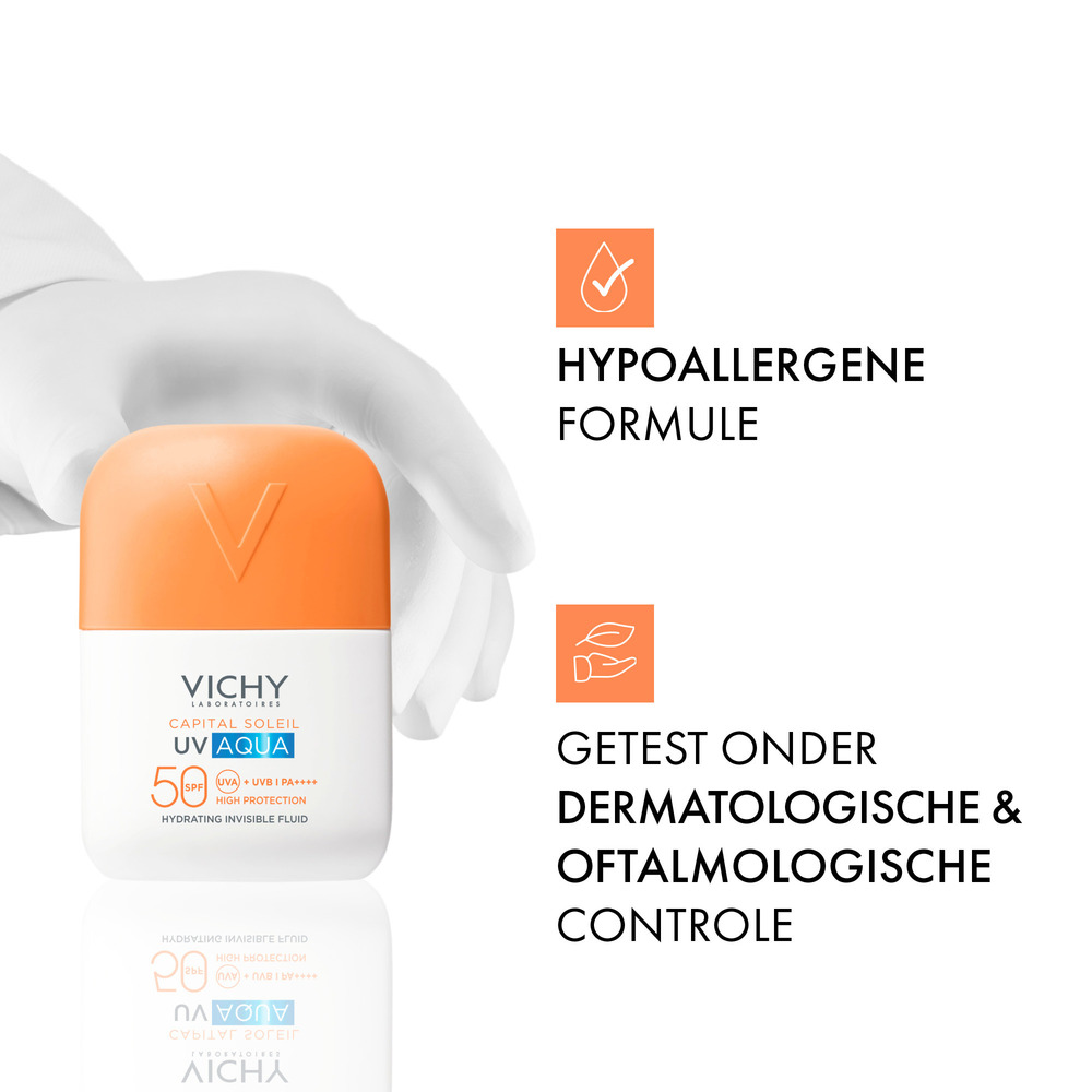 Vichy Capital Soleil Uv-Aqua Onzichtbare Zonnefluide SPF50+ 50 ml