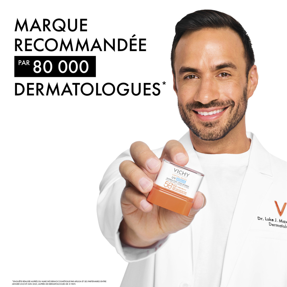 Vichy Capital Soleil Uv-Aqua Stick Crème Solaire Visage et Lèvres SPF50+ 10 ml