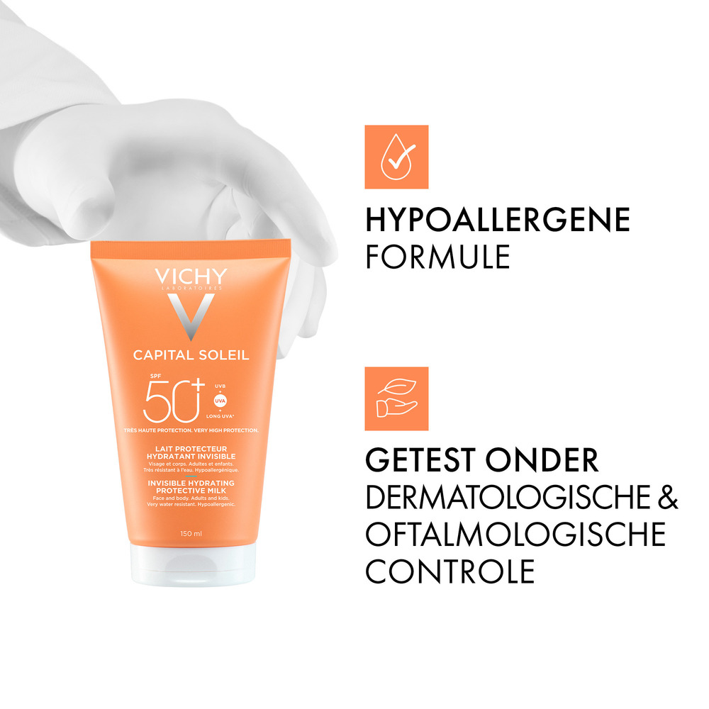Vichy Capital Soleil Beschermende Zonnemelk Gezicht en Lichaam SPF50+ 150 ml