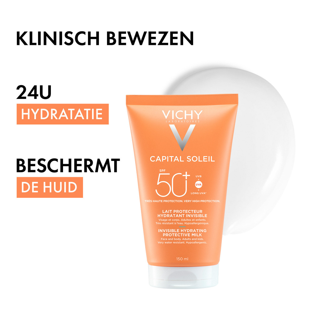 Vichy Capital Soleil Beschermende Zonnemelk Gezicht en Lichaam SPF50+ 150 ml