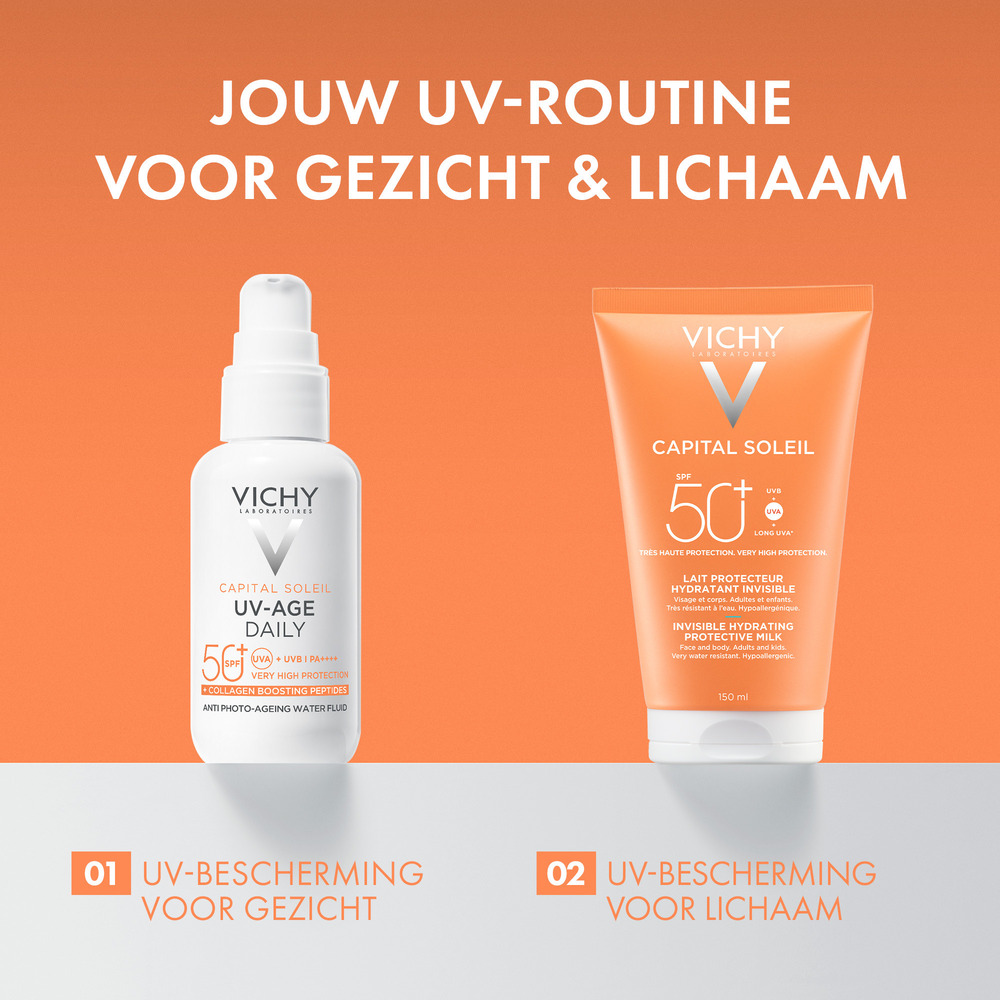 Vichy Capital Soleil Beschermende Zonnemelk Gezicht en Lichaam SPF50+ 150 ml