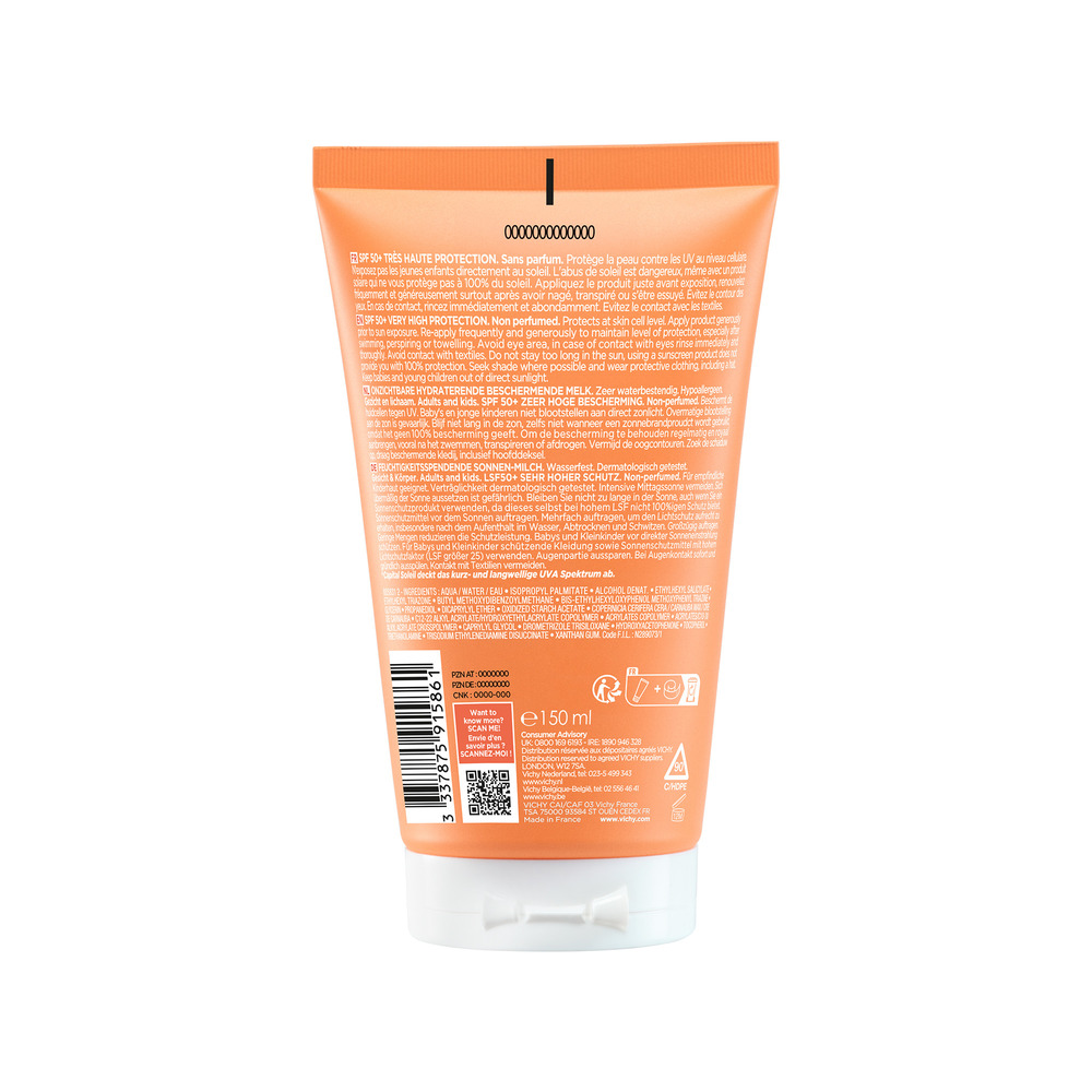 Vichy Capital Soleil Beschermende Zonnemelk Gezicht en Lichaam SPF50+ 150 ml