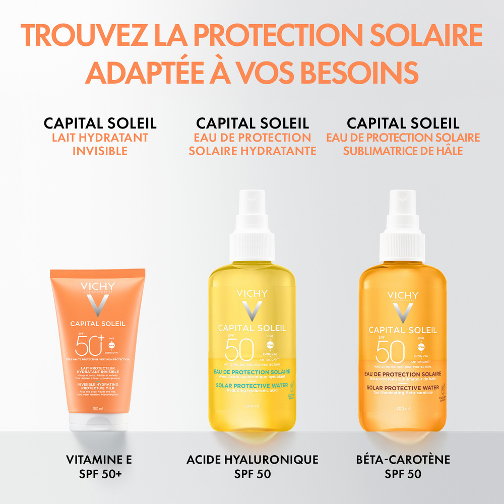 Vichy Capital Soleil Lait Protecteur Visage et Corps SPF50+ 150 ml