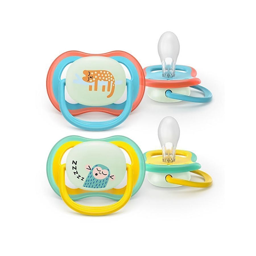 Philips Avent Sucette +18m Air Nuit Singe/chat 2