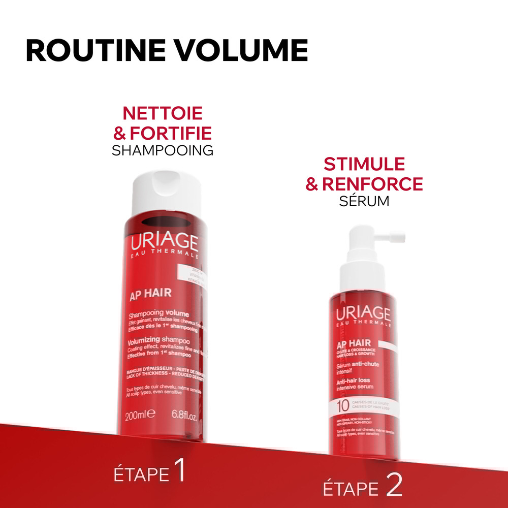 Uriage AP Hair Volume Shampoo Fijn en Futloos Haar 200ml
