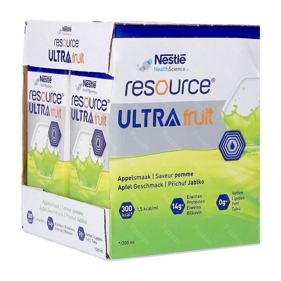 Nestlé Resource Ultra Fruit Pommes 4x200ml