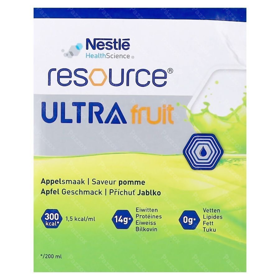 Nestlé Resource Ultra Fruit Pommes 4x200ml