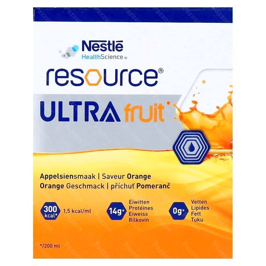 Nestlé Resource Ultra Fruit Saveur Orange 4x200ml