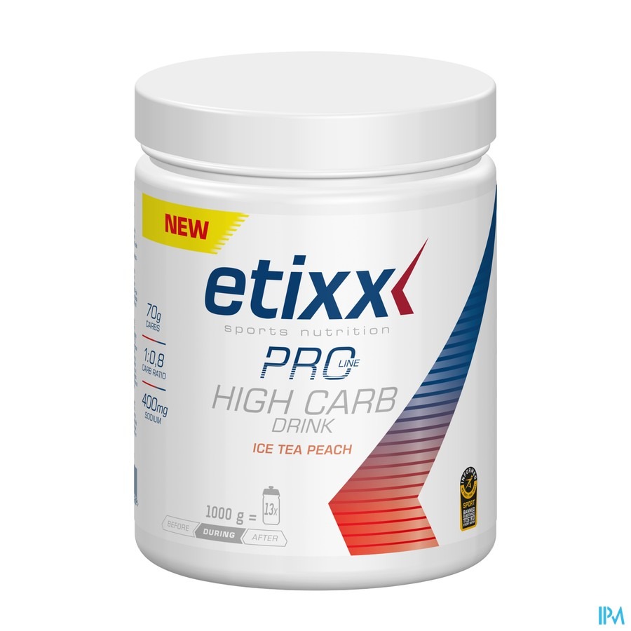 Etixx Pro Line High Carb Drink Ice Tea Peach 1000g