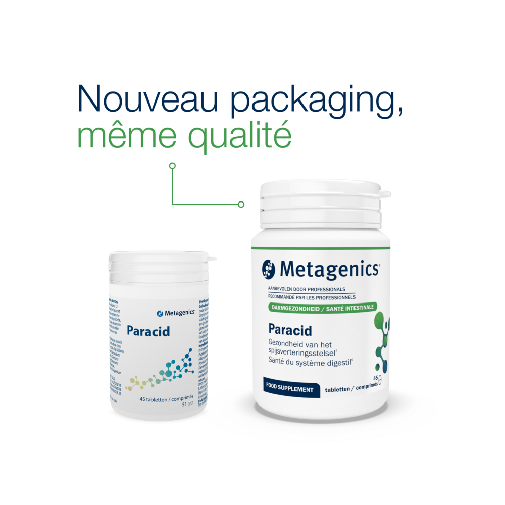 Metagenics Paracid 45 Comprimés