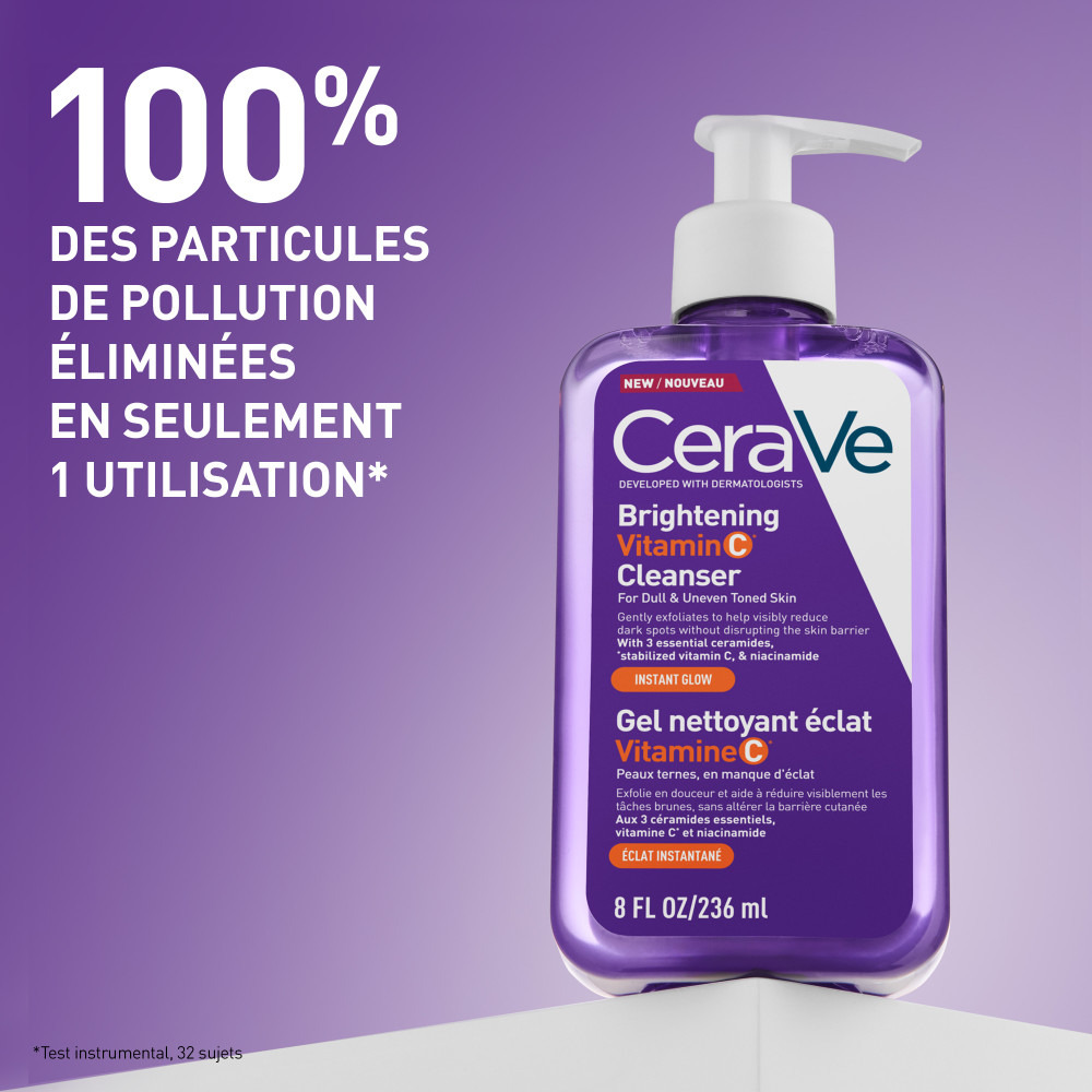 CeraVe Gel Nettoyant Éclat Vitamine C 236ml