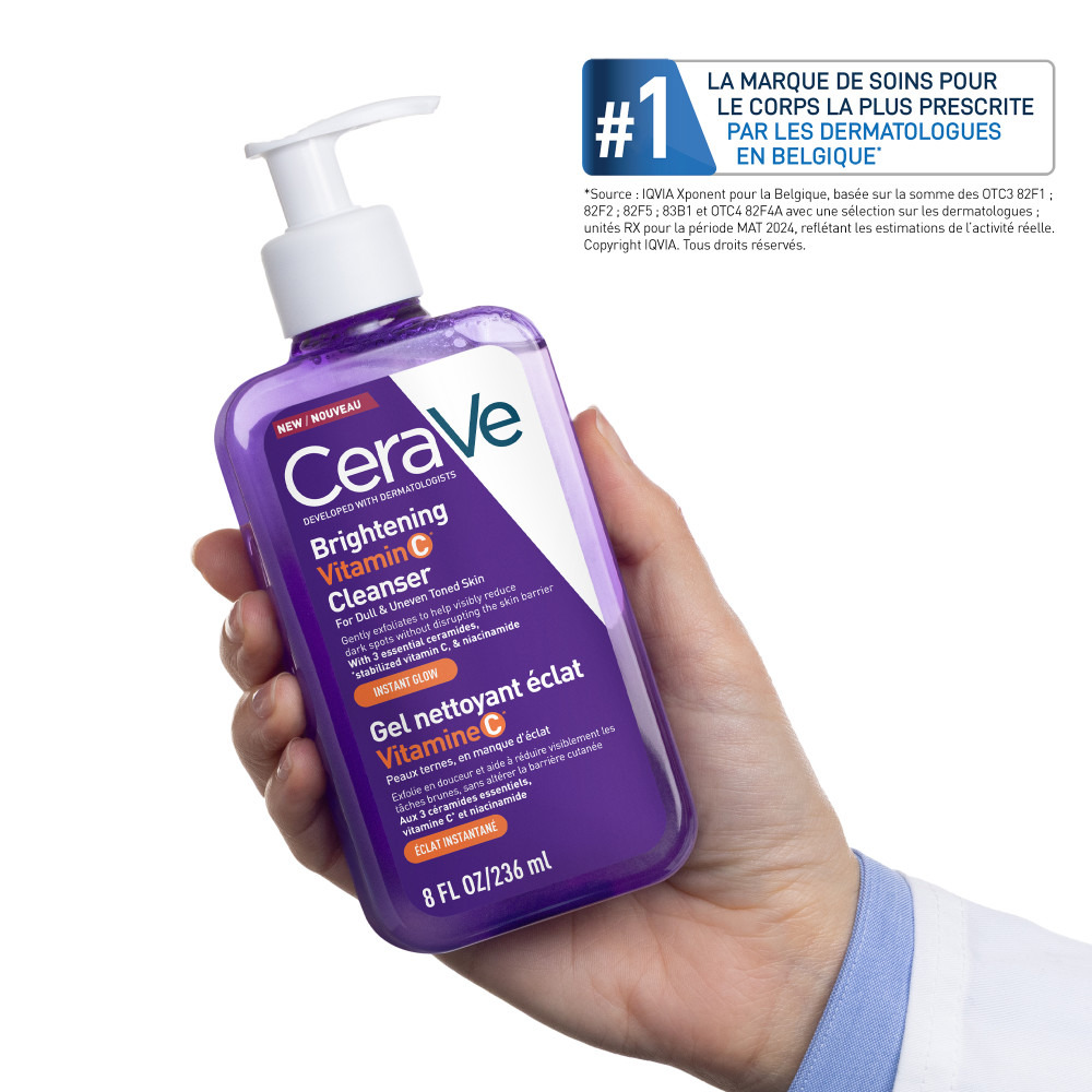 CeraVe Gel Nettoyant Éclat Vitamine C 236ml
