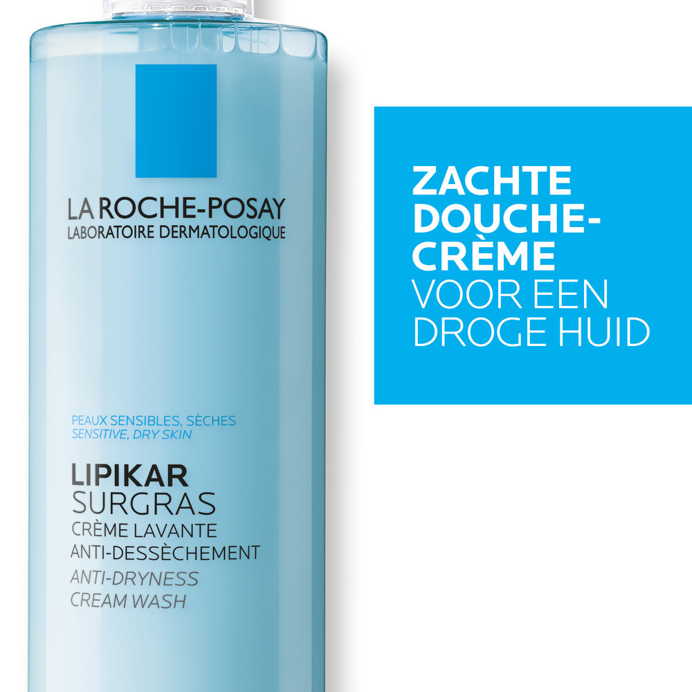 La Roche-Posay Lipikar Surgras Reinigingscrème tegen Uitdroging 400 ml