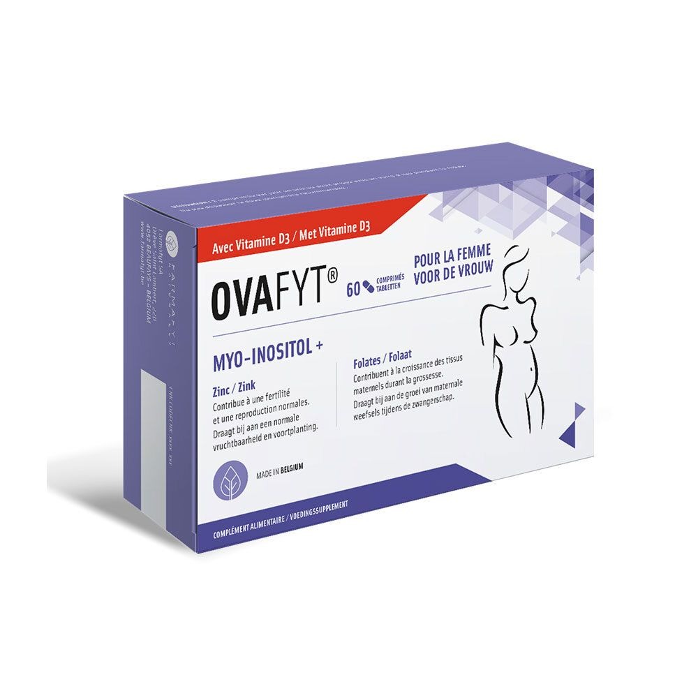 Ovafyt Myo-inositol Folaat Zink Vit D Tabl 60