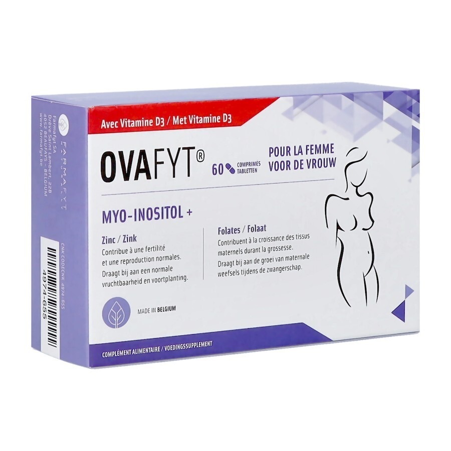 Ovafyt Myo-inositol Folates Zinc Vit D Comp 60