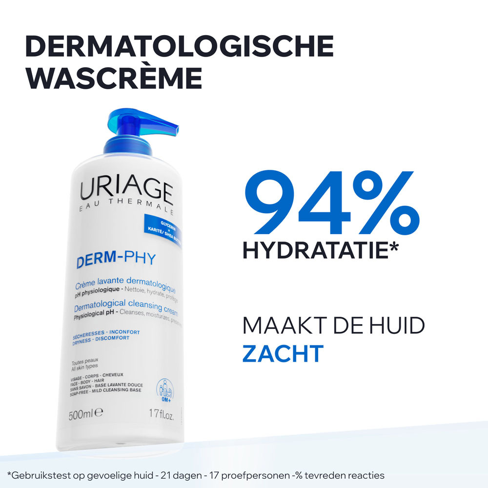 Uriage Derm-Phy Dermatologische Reinigingscrème 1l