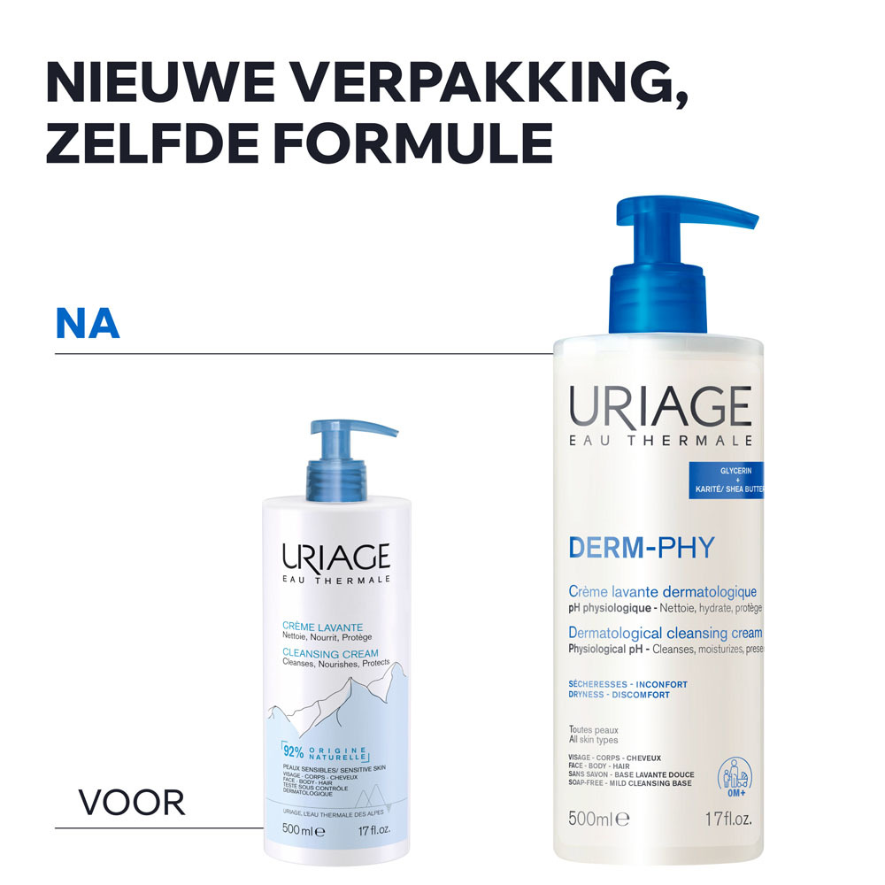 Uriage Derm-Phy Dermatologische Reinigingscrème 1l