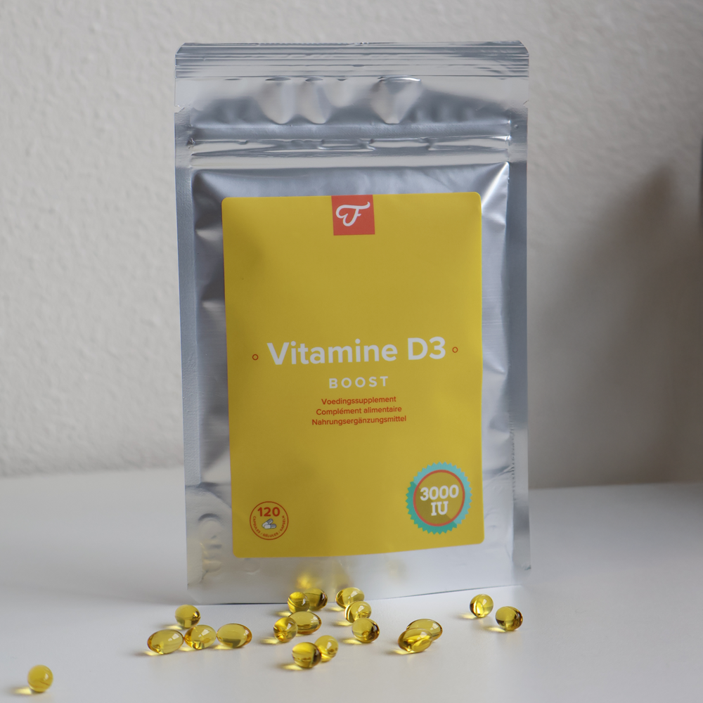 Foodie Vitamine D3 Boost 3000 IU 120 Comprimés