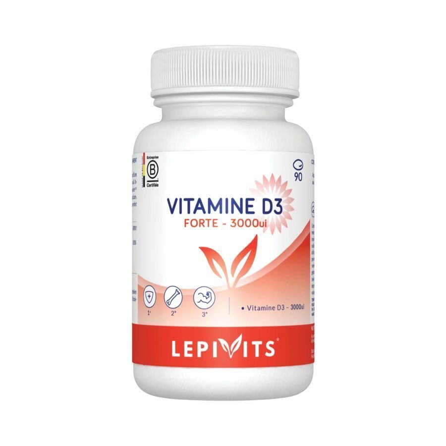 Lepitvits Vitamine D3 3000IE 90 Capsules