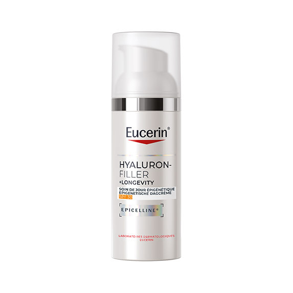 Eucerin Hyaluron-Filler + Longevity Soin de Jour Epigénétique SPF30 50ml